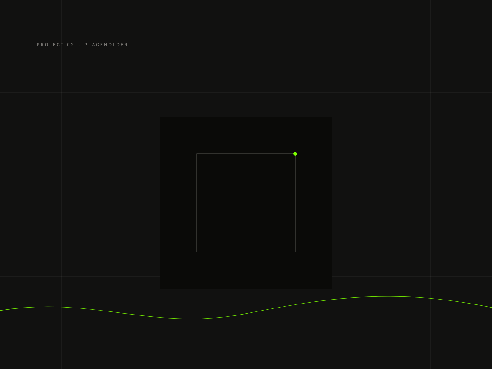 Projekt 02 — helykitöltő látvány